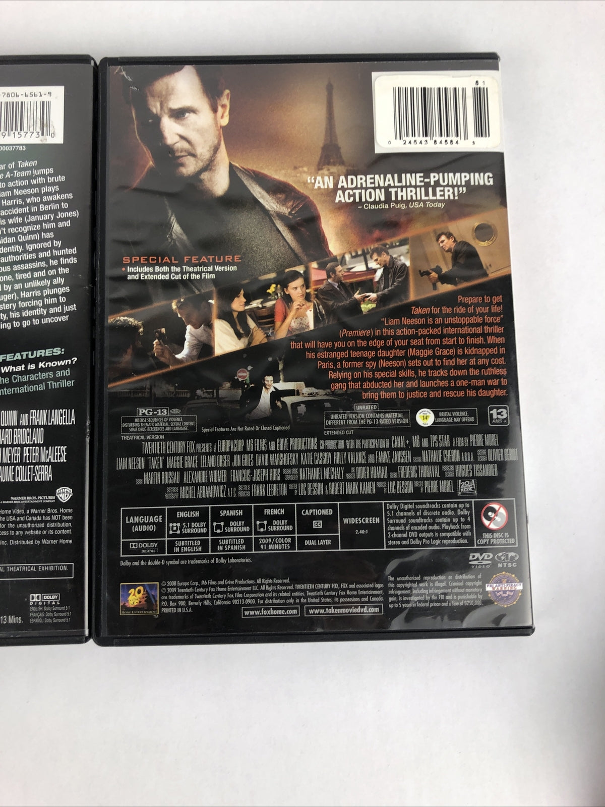Taken The Grey Unknown Liam Neeson Action Drama Movies Lot Of 3 DVD”s Mint Discs