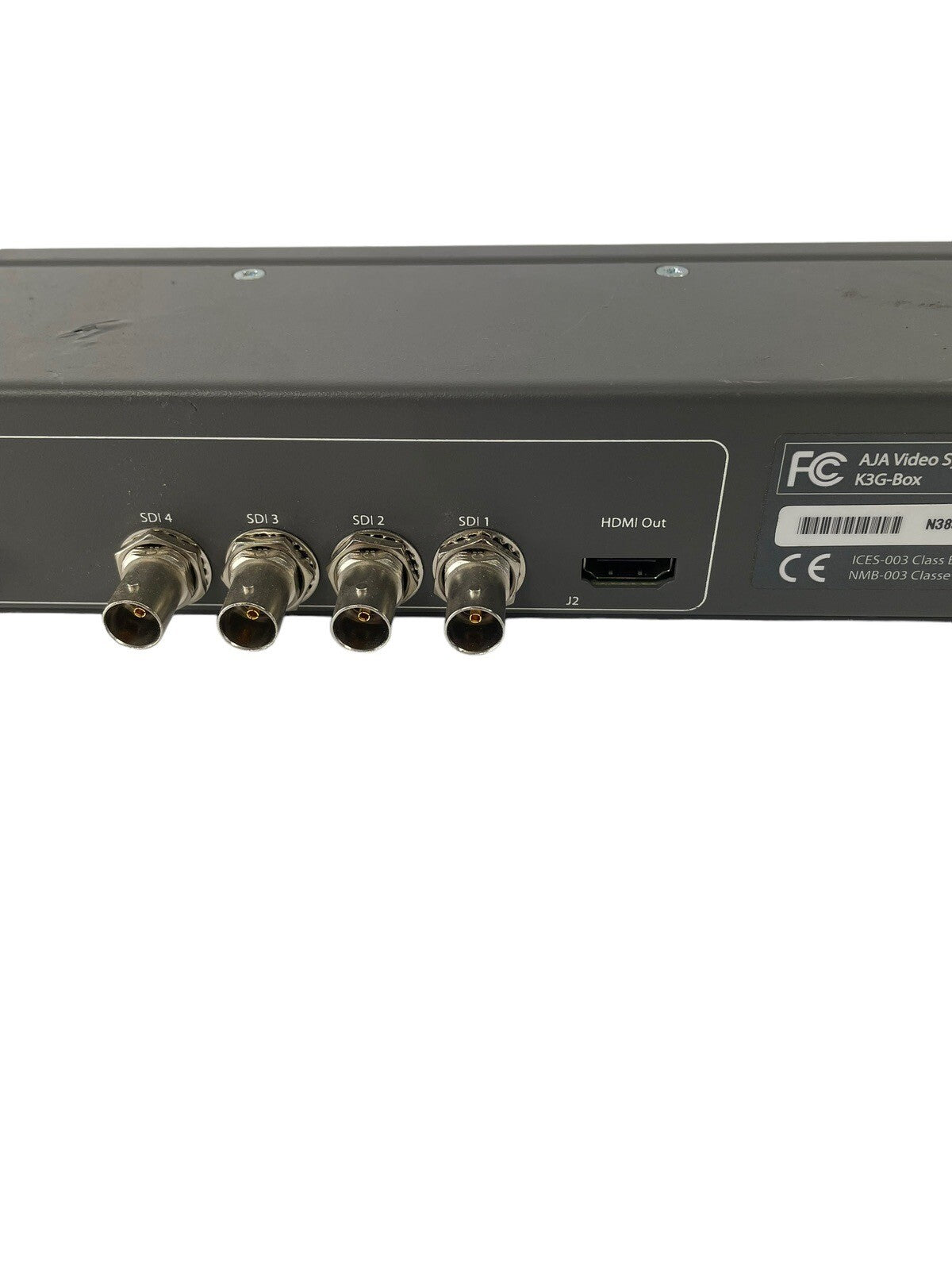 AJA K3-Box Breakout Box for KONA 3 with Ethernet adapter plugin