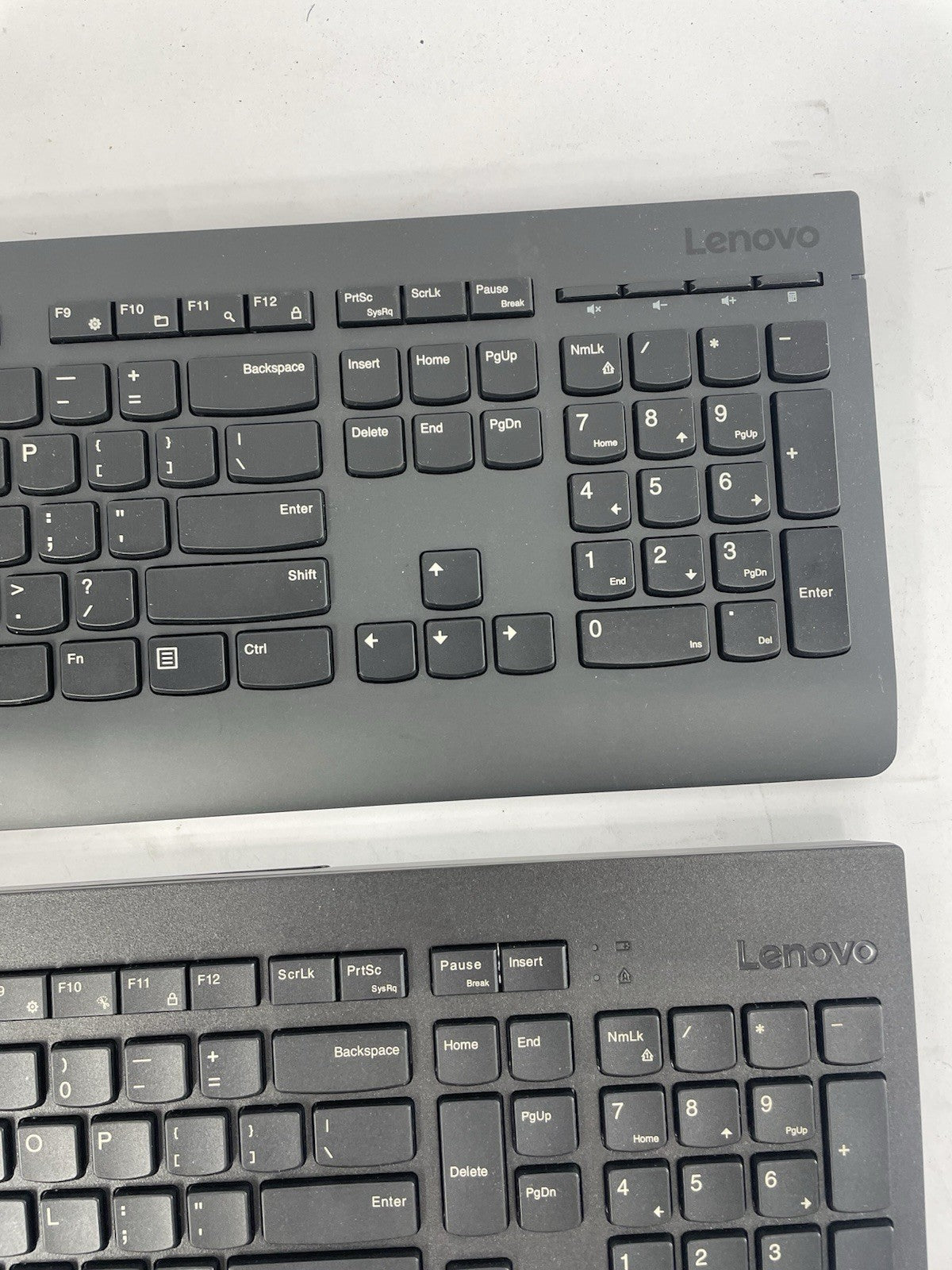 Lot of 2: LENOVO WIRELESS KEYBOARD KBRFBD71 AND KBRFBU71 No Dongle