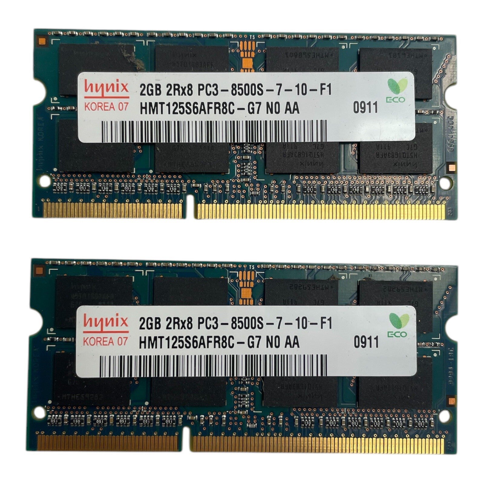 Hynix 4GB  Memory 2Rx8 PC3-8500S-7-10-F2 DDR3 HMT125S6BFR8C-G7 IMAC MacBook