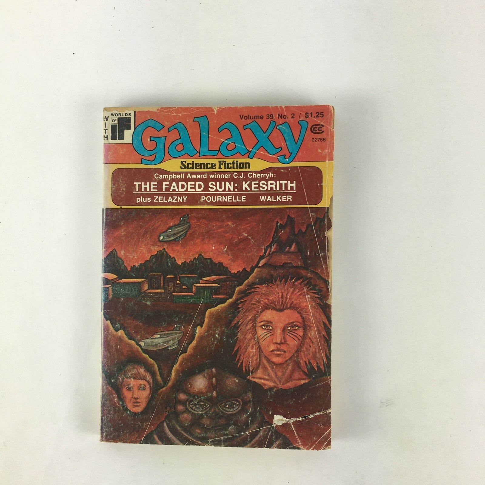 Galaxy ScienceFiction C.J Cherryh The Faded Sun Kesrith Zelazny Pournelle Walker