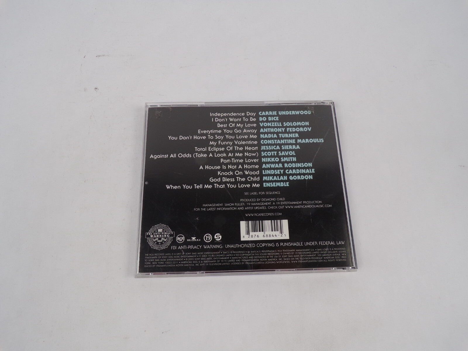 American Idol Season 4 The Showstoppers Independence Day Carrie Underwood CD#68