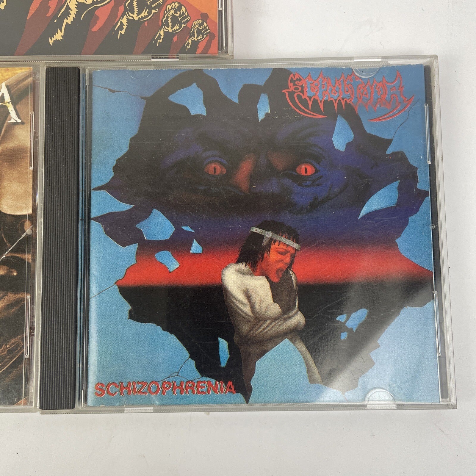 SEPULTURA CD LOT of 3 - NATION , SCHIZOPHRENIA , AGAINST - VGC - GUARANTEED