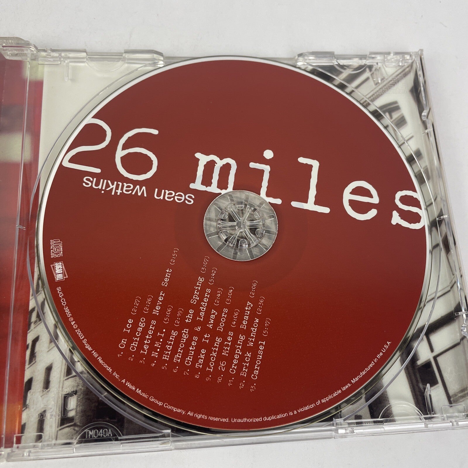 Sean Watkins - 26 Miles (Digital AudioCD, Apr-2003, Sugar Hill) USA MINT COND.