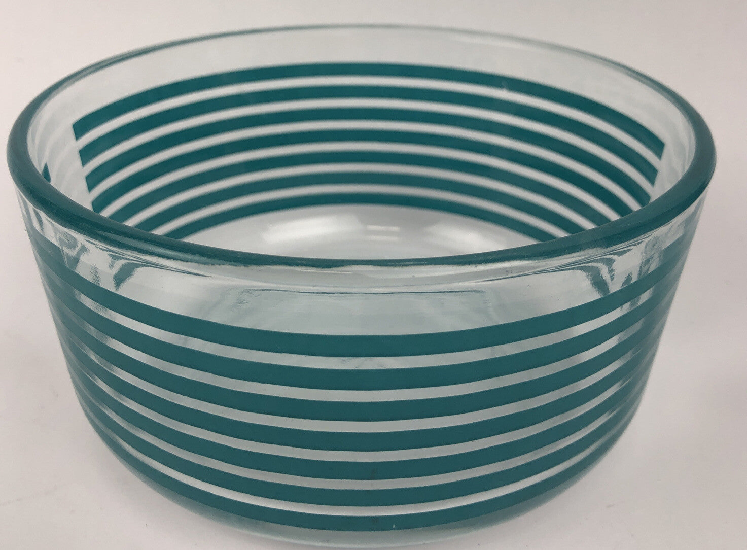 1QT. Pyrex Bowl #7201 Made In USA Clear Glass Microwave Dishwasher Safe - LOOK
