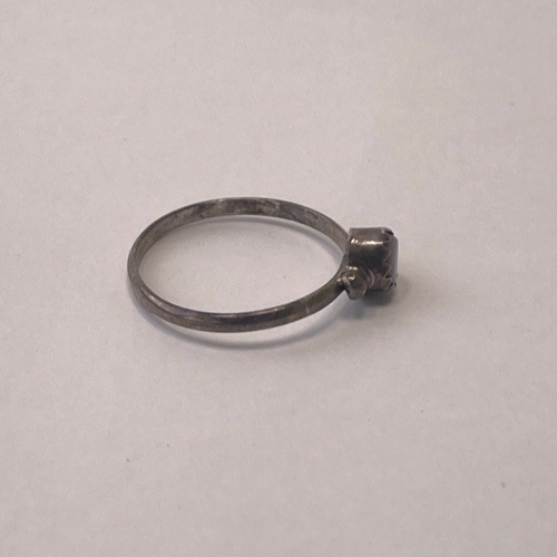 Dainty Native American Minimalist Mother Pearl 925 Sterling Silver Ring Size 5