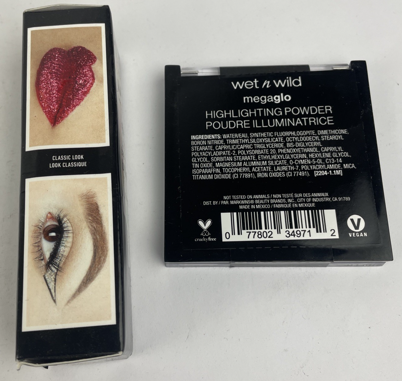 Wet n Wild MegaGlo Highlighting Powder, Blossom Glow 319B, 0.19 oz + NYX Glitter