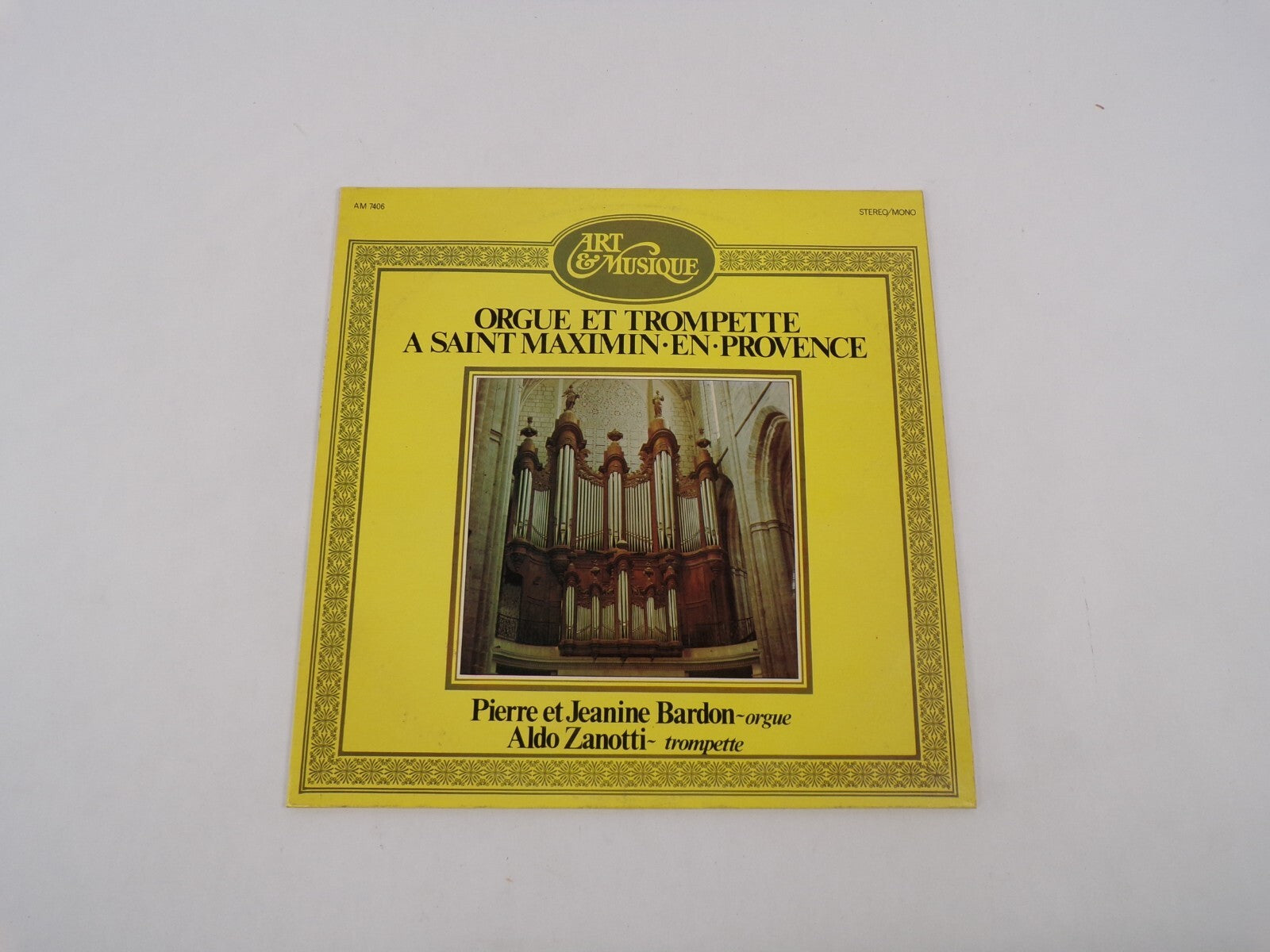 Orgue Et Trompette A Saint Maximin-En-Provence Pierre Jeanine Bardon Aldo Zanott