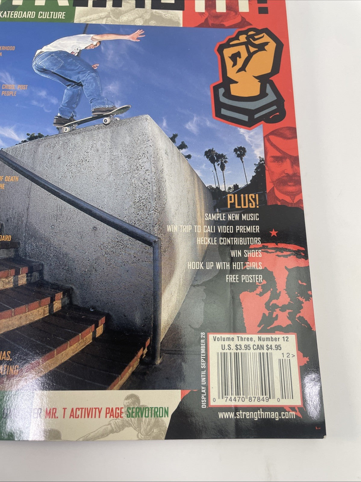Strength Magazine / Vol. 3 ~ #12 / Skateboard Magazine Sheppard Failey Design