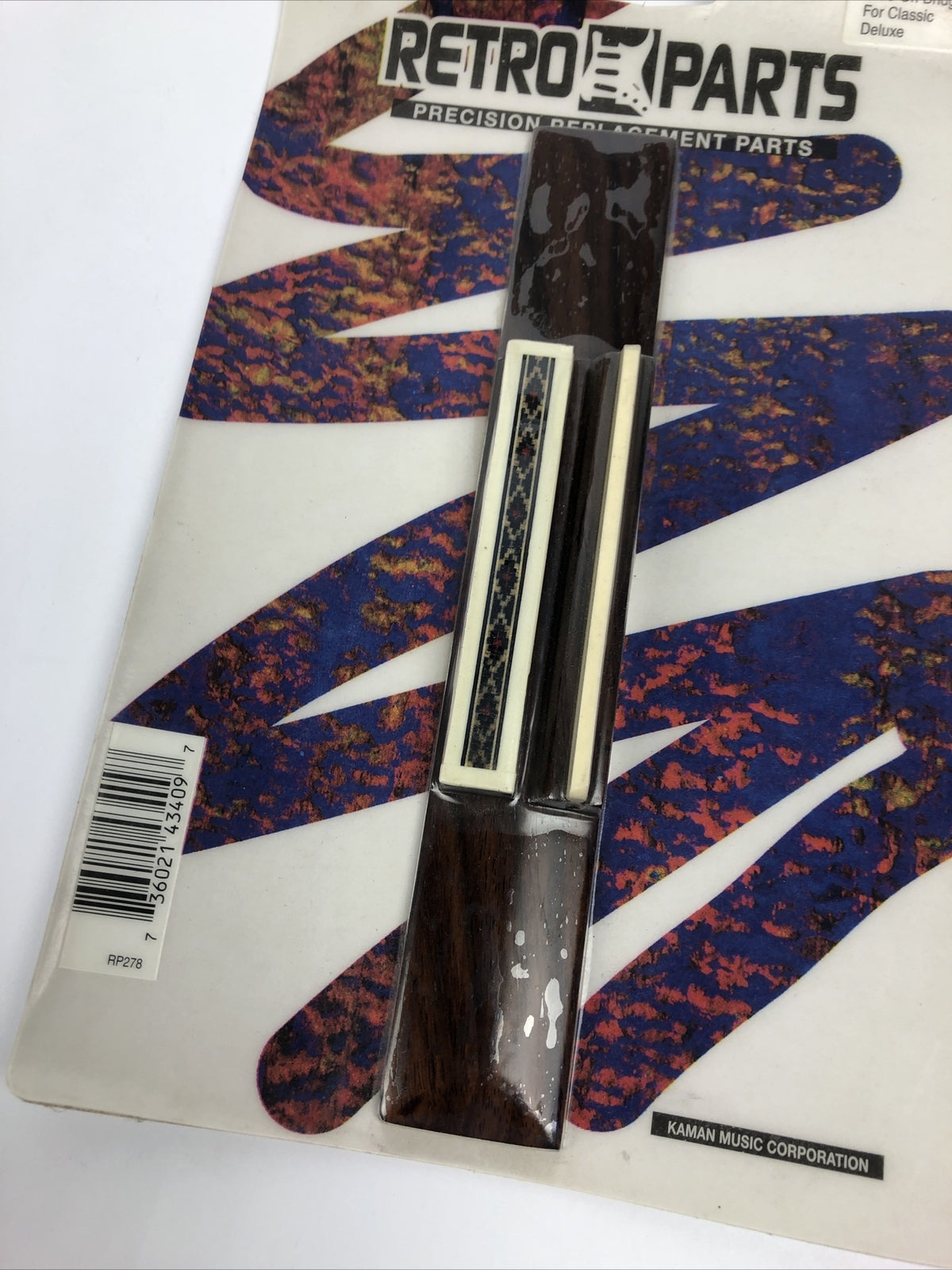 Retro Guitar Parts for classic deluxe Glue On bridge RP278 Kaman Music Corp