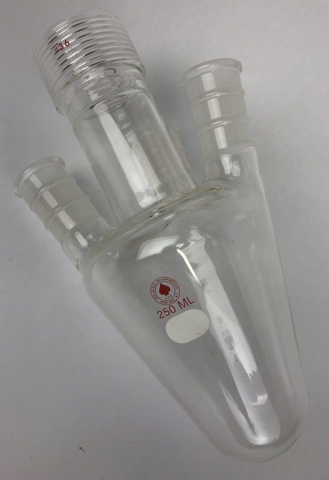 ACE Lab Glass 250ML REACTION VESSEL #36 24/40 - See Images for Details