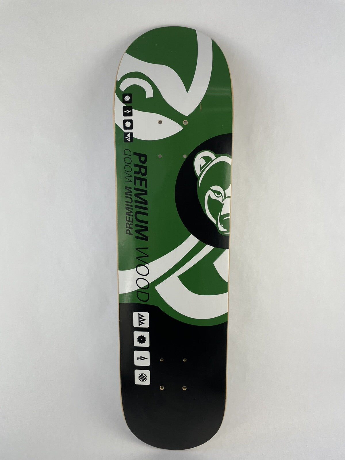 2002- Premium Wood Skateboard Team Deck Vintage Bear - Collectible 7.875 C1