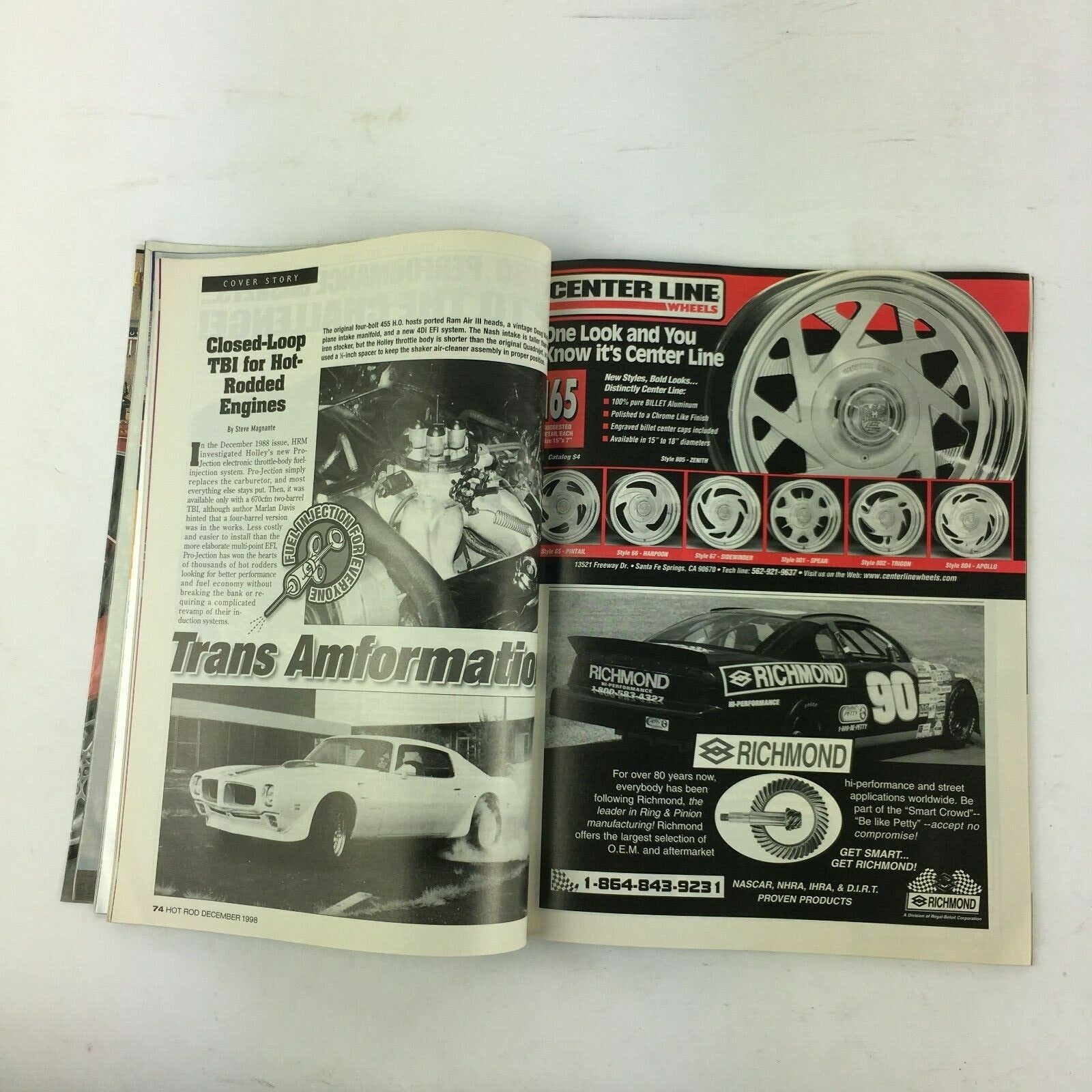 December 1998 Hot Rod Magazine Fuel Injection for Everybody! 400hp!! EFI 351Ford