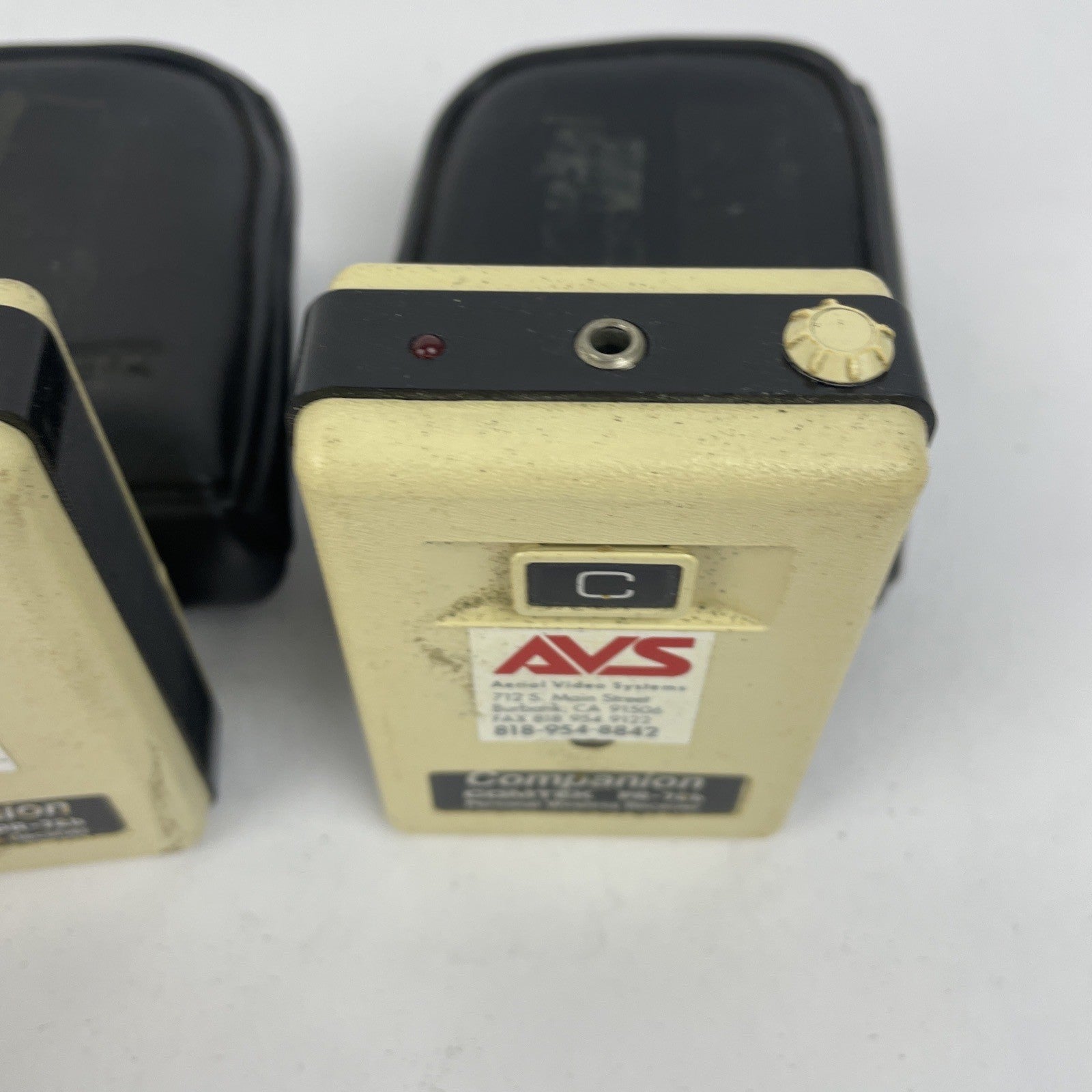 5 x Comtek PR-72b Personal Receiver Zipper Case Belt Clip PR 72b Comtek Receiver