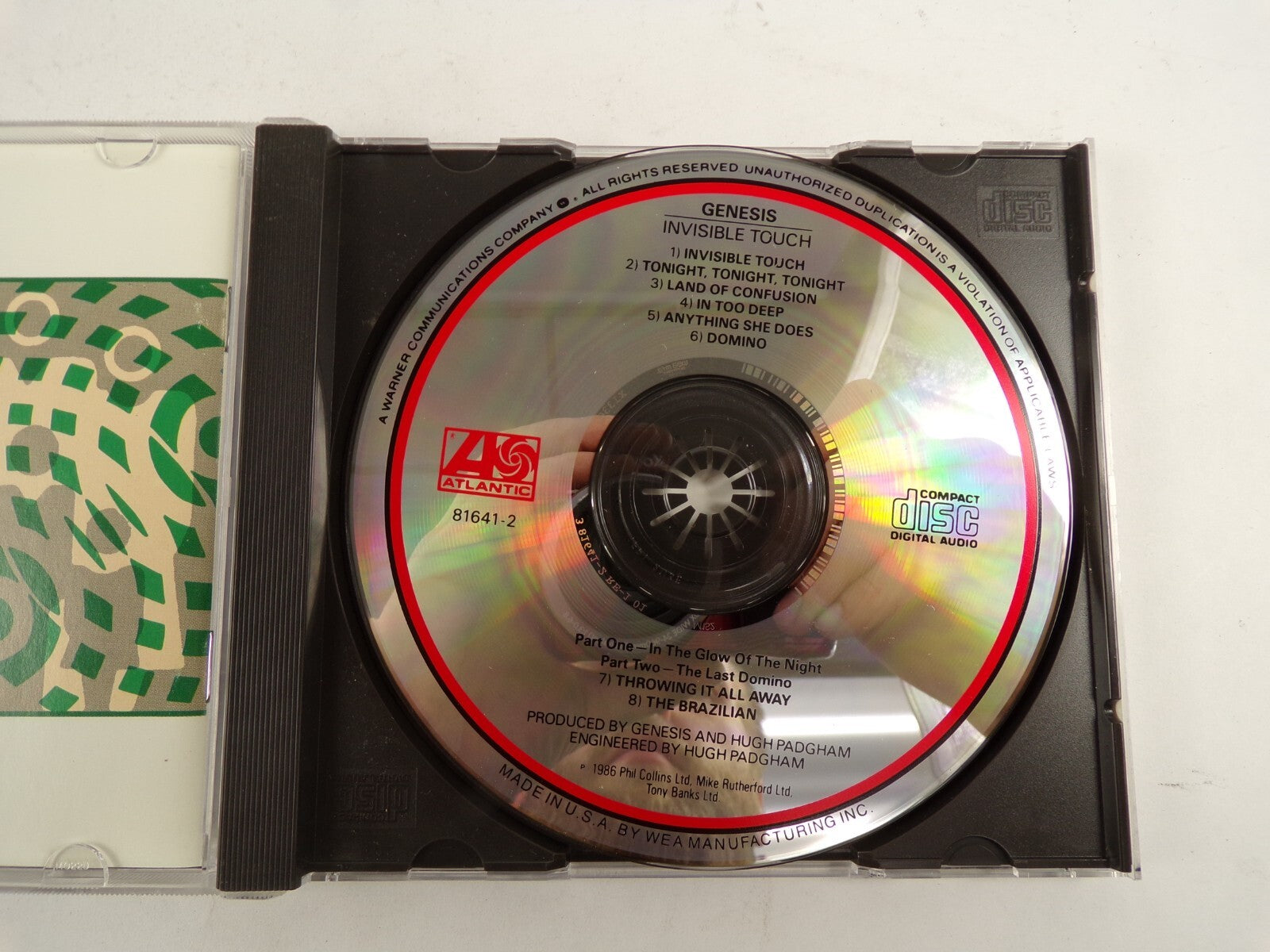 Genesis Invisible Touch In Too Deep The Brazilian Domino Land Of Confusion CD#48