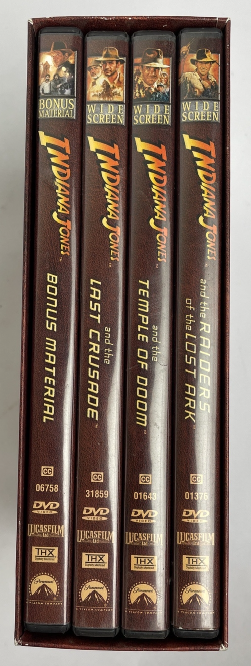 The Adventures of Indiana Jones DVD The Complete Collection 4 Pack Box Set MINT