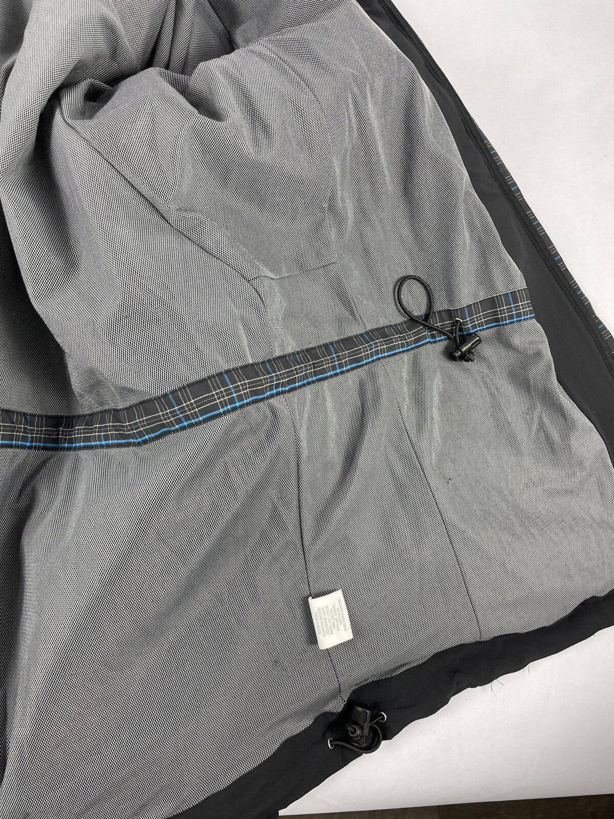 Fidra Jacket Mens Size XL 1/4 Zip Collared Zip Black Gray