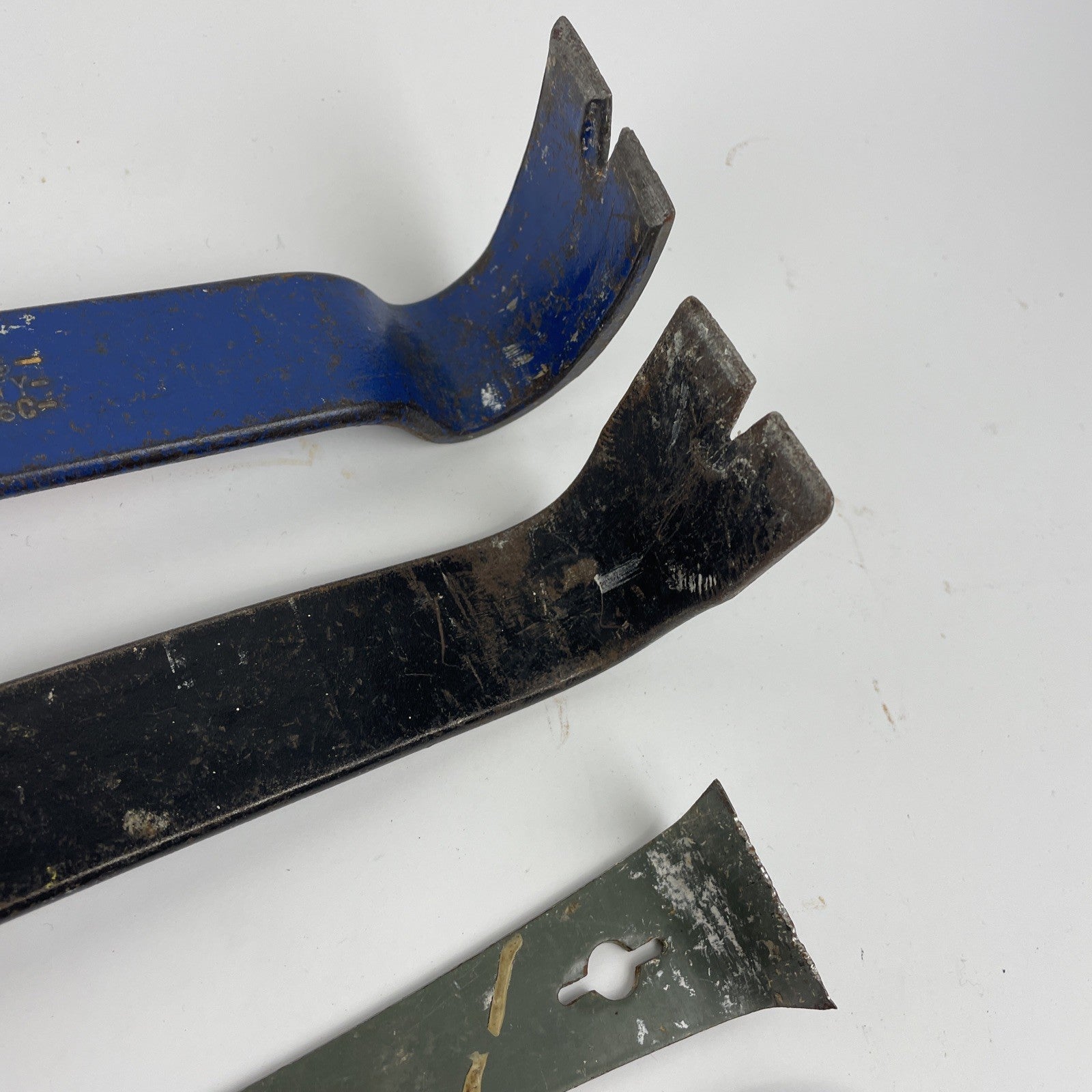 Lot 4 x Pieces Pry Bar & Crow Bar Nail Puller Vaughan Superbar, Craftsman USA