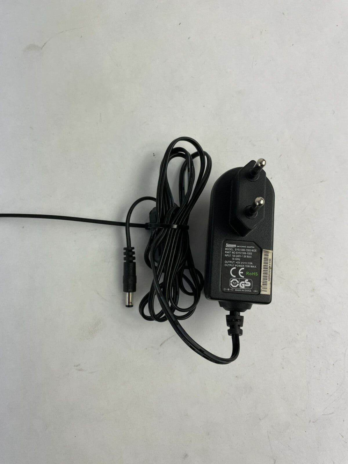 Genuine Sunny AcAdapter SYS1308-1505-W2E Output 5V 3.0A Power Supply Adapter A73