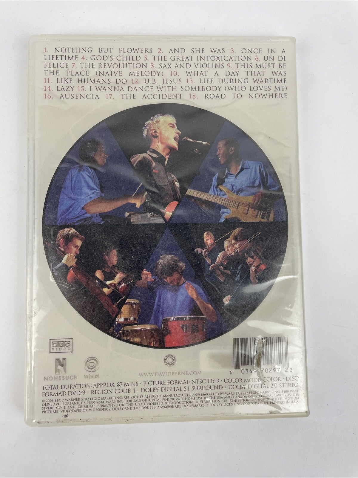 David Byrne - Live at The Union Chapel London (DVD Video, 2004) Mint Disc