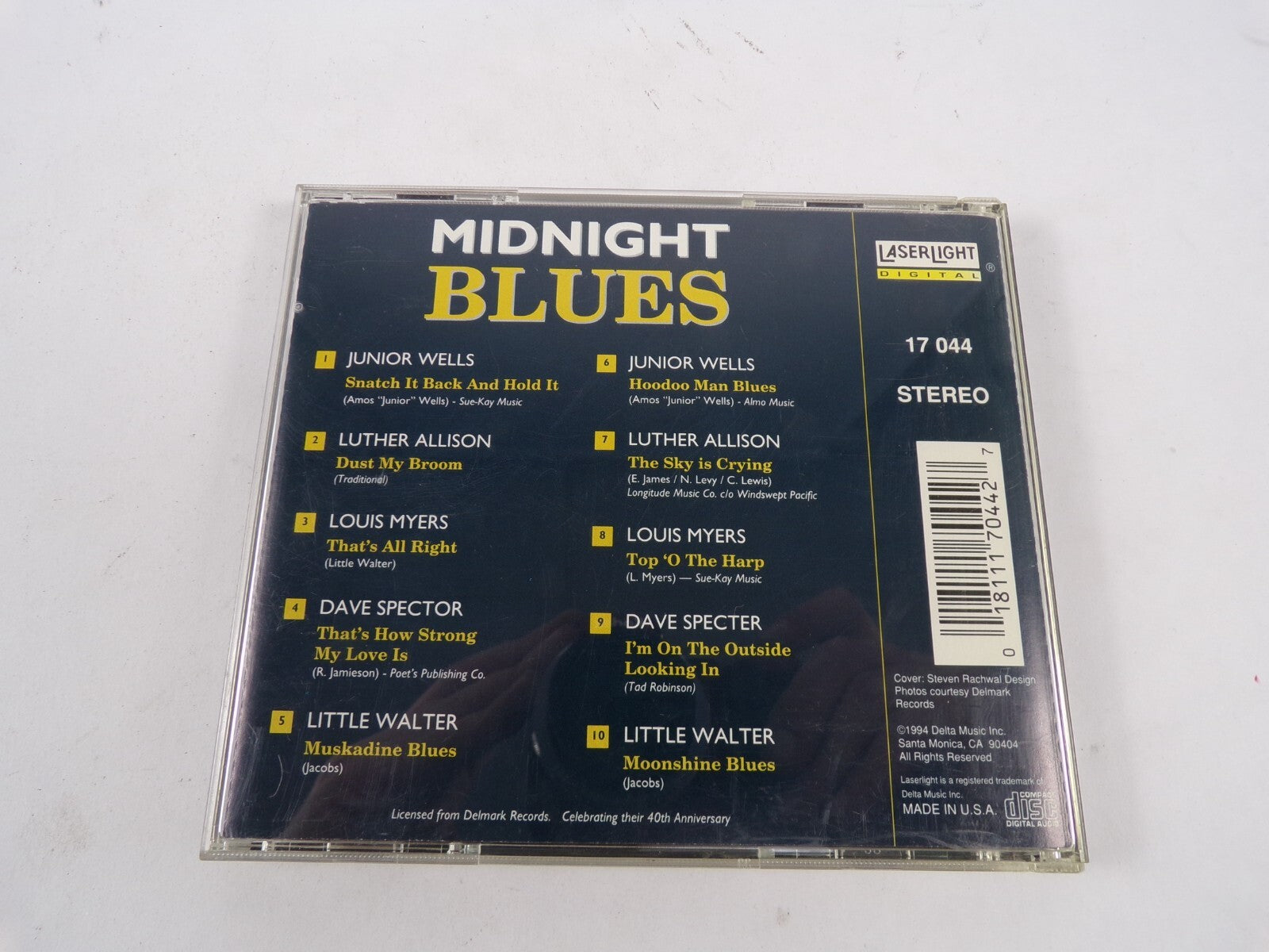 Midnight Blues Dave Spector That's How Strong My Love Is Louis Myers CD#39