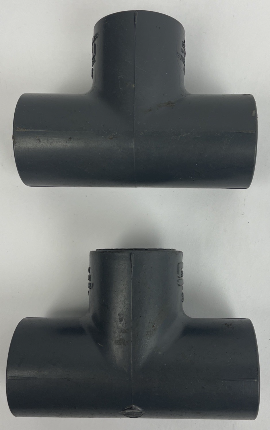 Lot of 2 x NEW Spears LASCO 801-007 3/4" PVC Schedule 80 Tee Valve