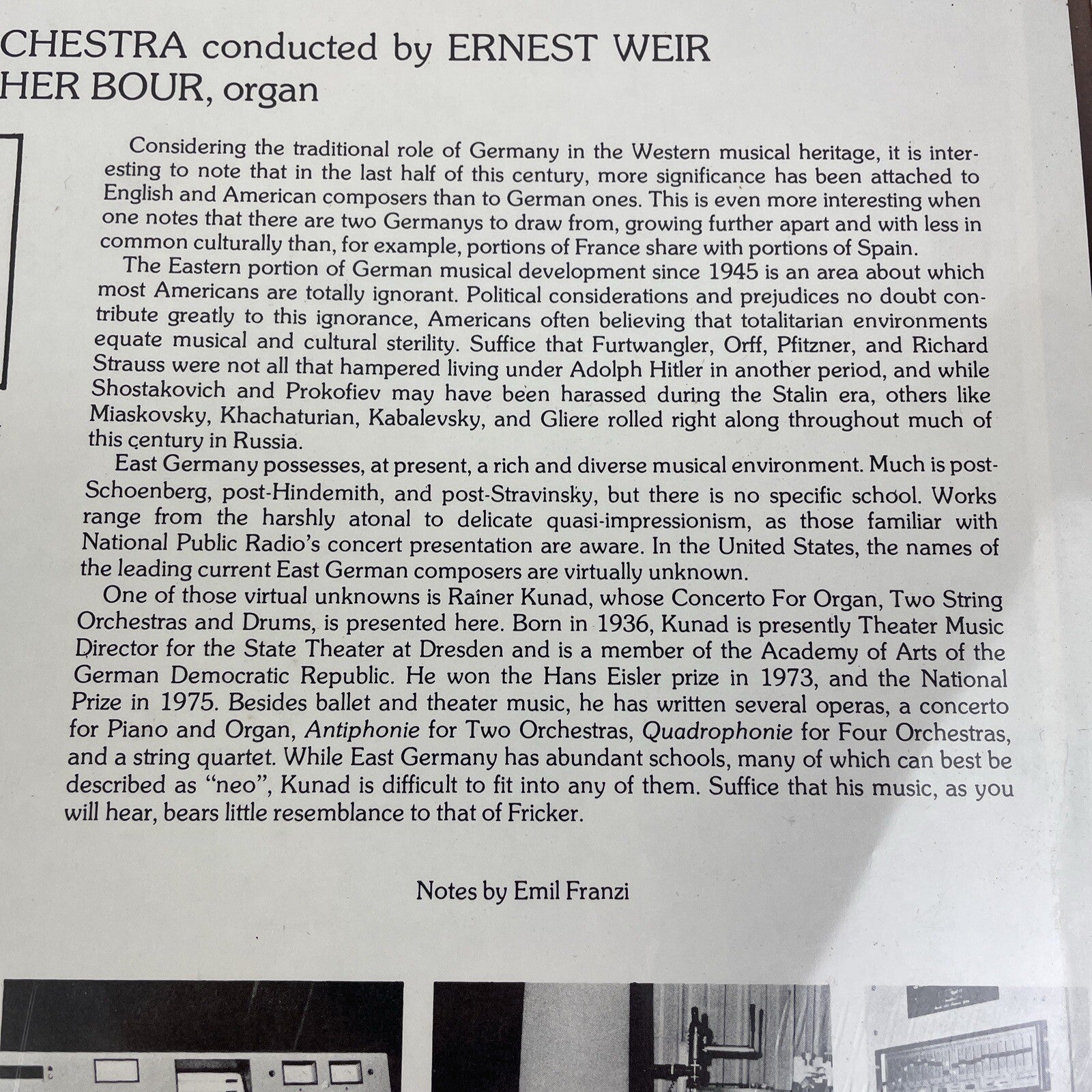 Concerto For Organ, Two String Orchestras and Drums; Symphony No. 5 RARE BOOTLEG