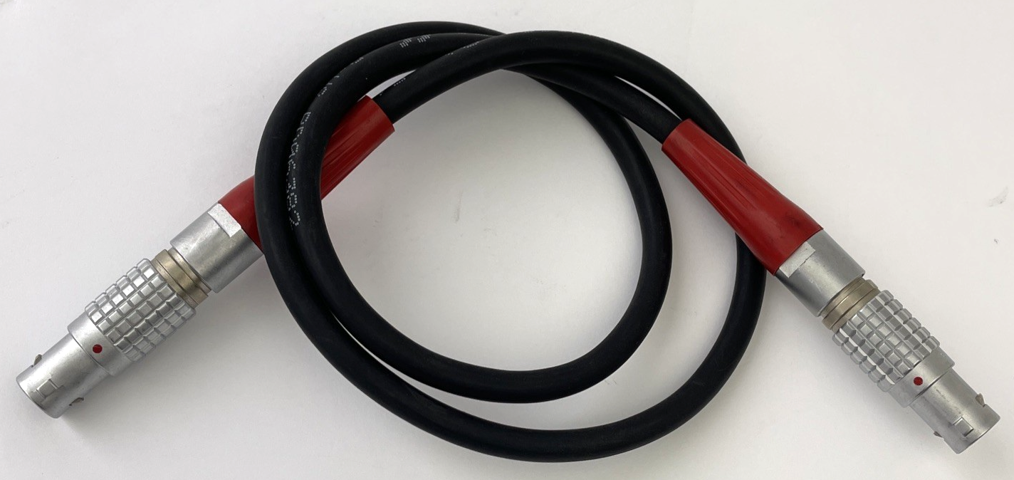 LEMO FGG.1B FGG 1B 2 pin Male to LEMO FGG.1B 2pin Male Element Technica Cord 15"