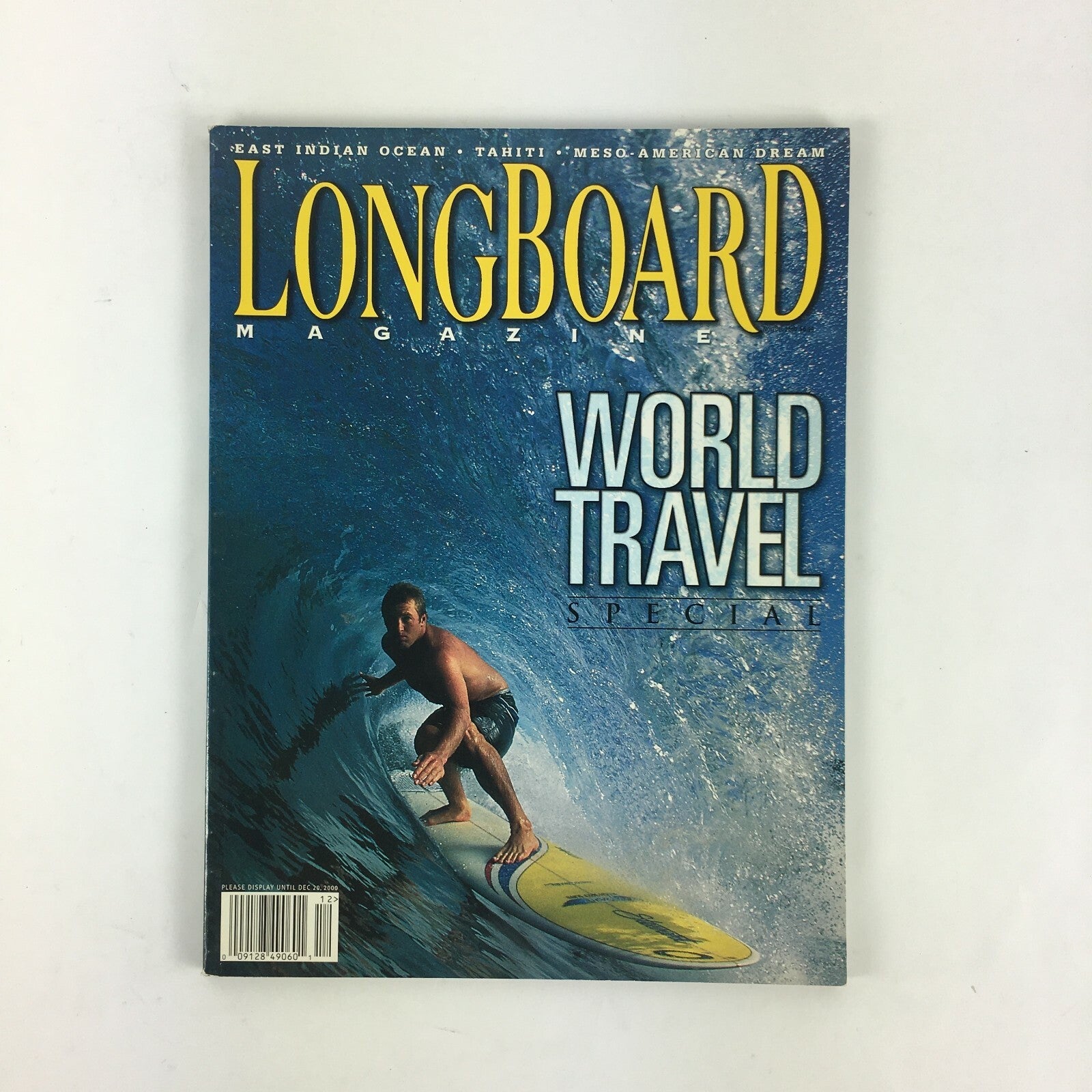 December 2000 Longboard Magazine World Travel Special Tahiti East Indian Ocean