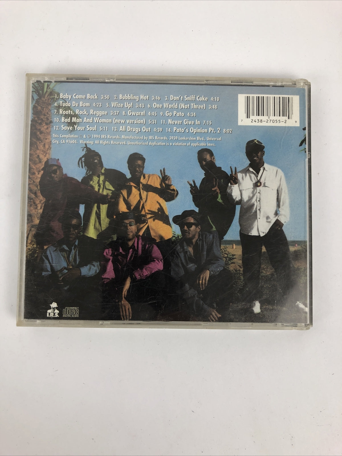 Rare Pato Banton Collections [Virgin] (CD, 1994, I.R.S. Records) MADE IN UK