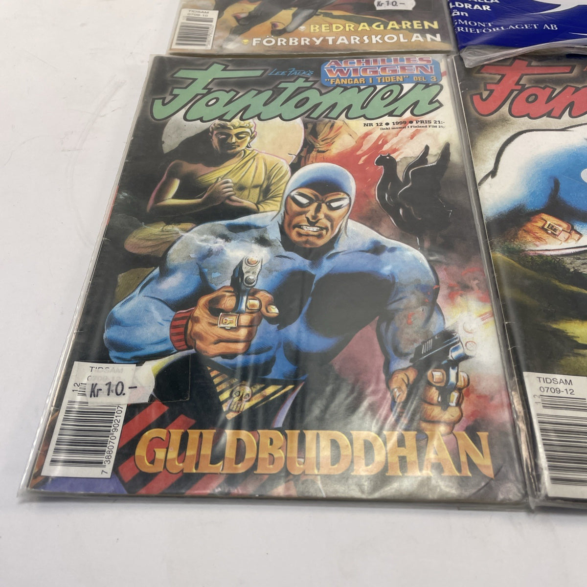 FANTOMEN Swedish Phantom Comic Book Assorted lot of 4 1998 1999 2000