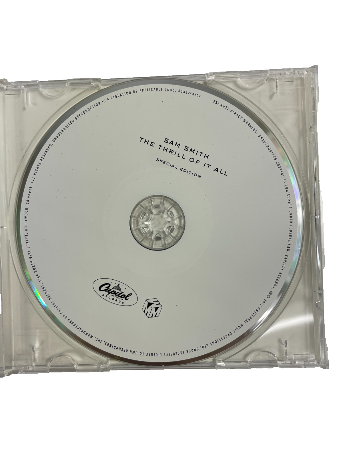 Sam Smith – The Thrill Of It All Too Good At Goodbyes	 Too Good At GoodbyesCD#33