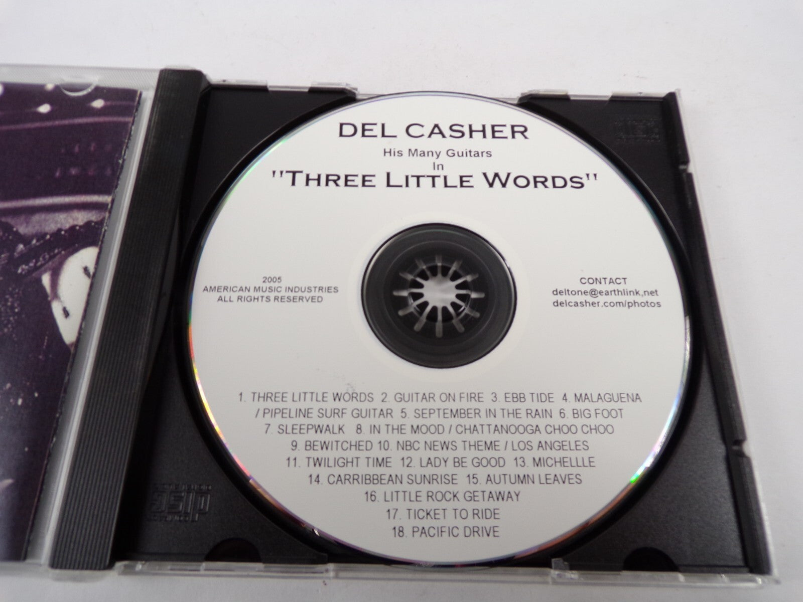 Del Casher Guitar Magic On Fire Three Little Words Bewitched Lady Be Good CD#31