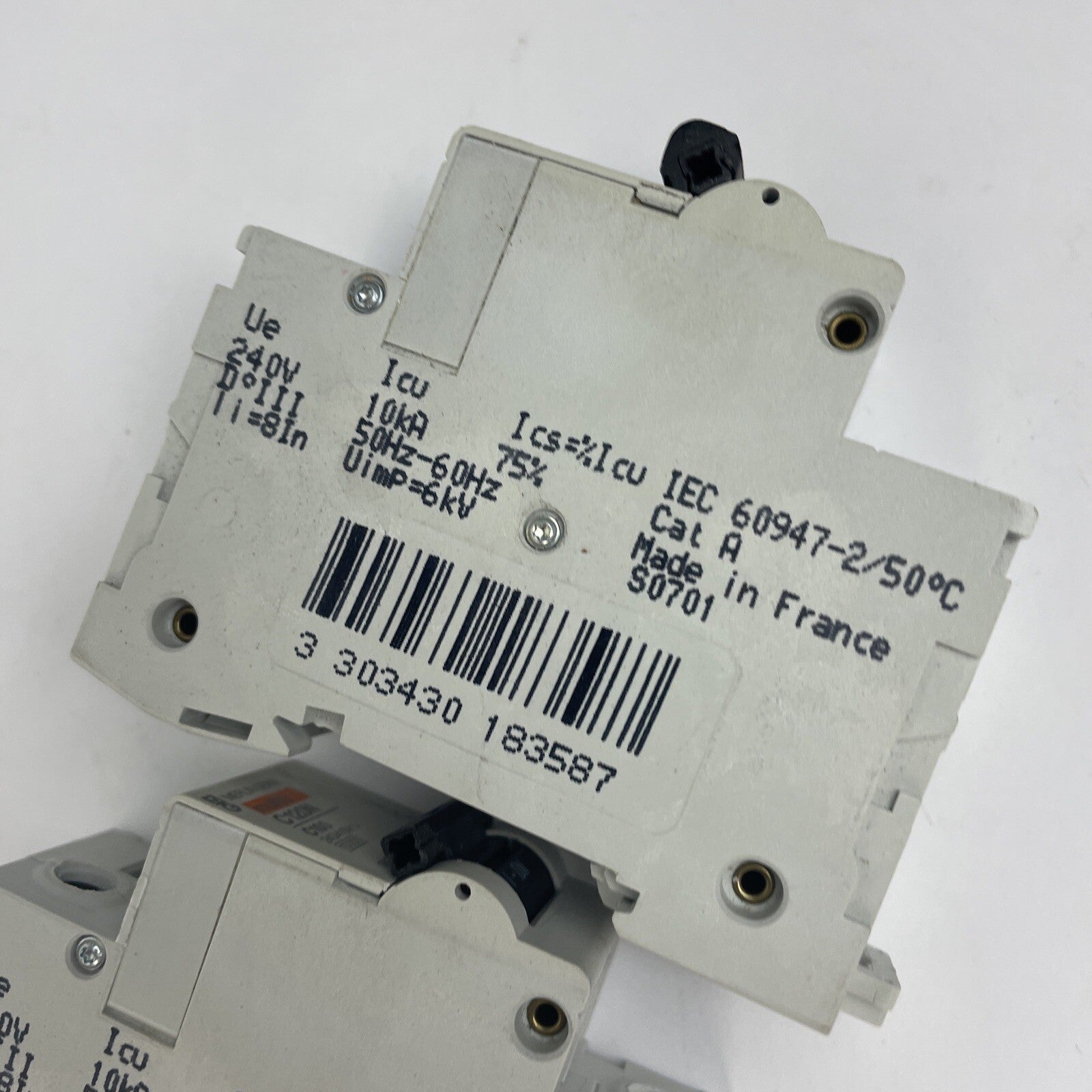 Lot of 2 x Merlin Gerin Multi 9 C120N C100 240/415V 10000 Circuit Breaker OEM