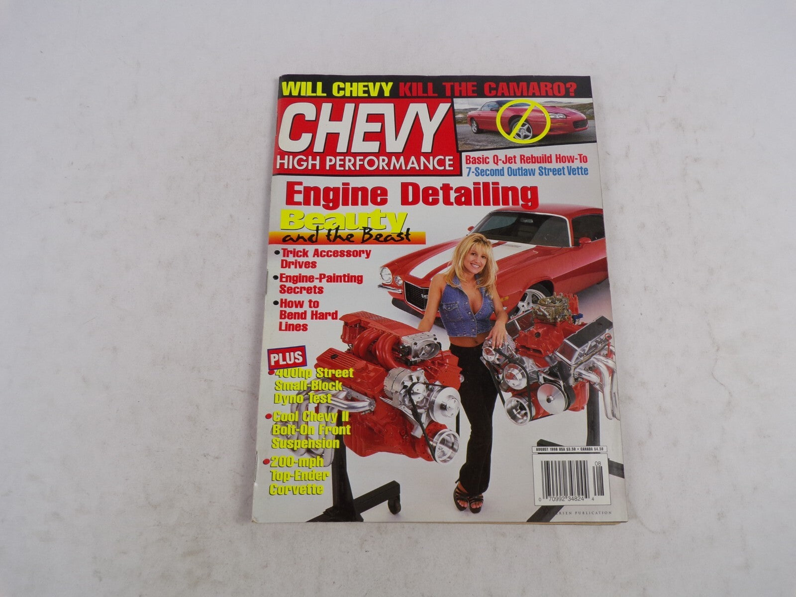 August 1998 Chevy High Performance Engine Detailing Beauty And The Beast Will
