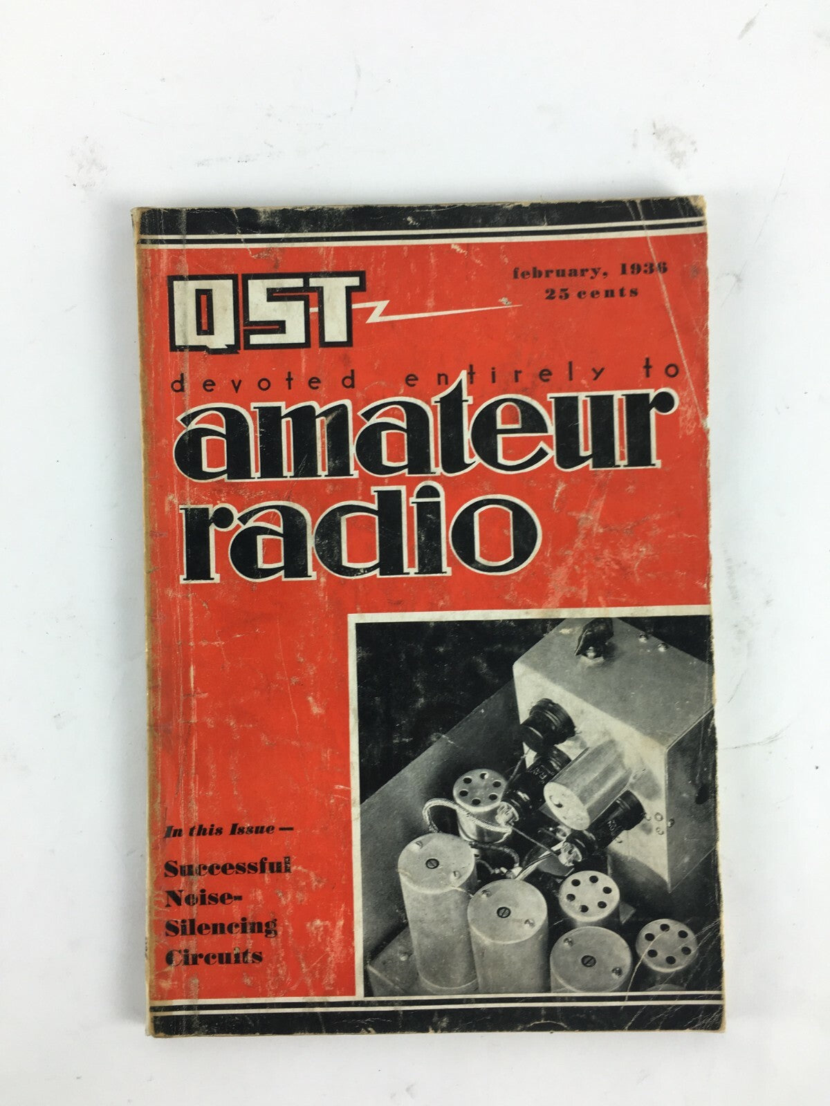 February 1936 QST Amateur Radio Magazine Successful Noise Silencing Circuits