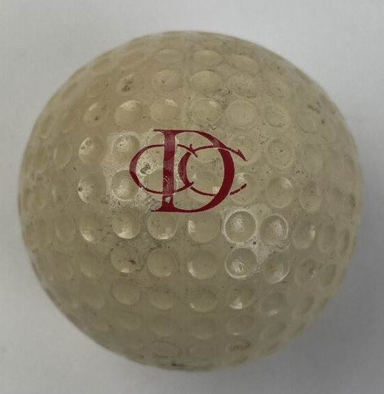 Vintage CDC Logo Golf Ball Maxfli Dunlop Red Dot #4 Rare Man Cave Display