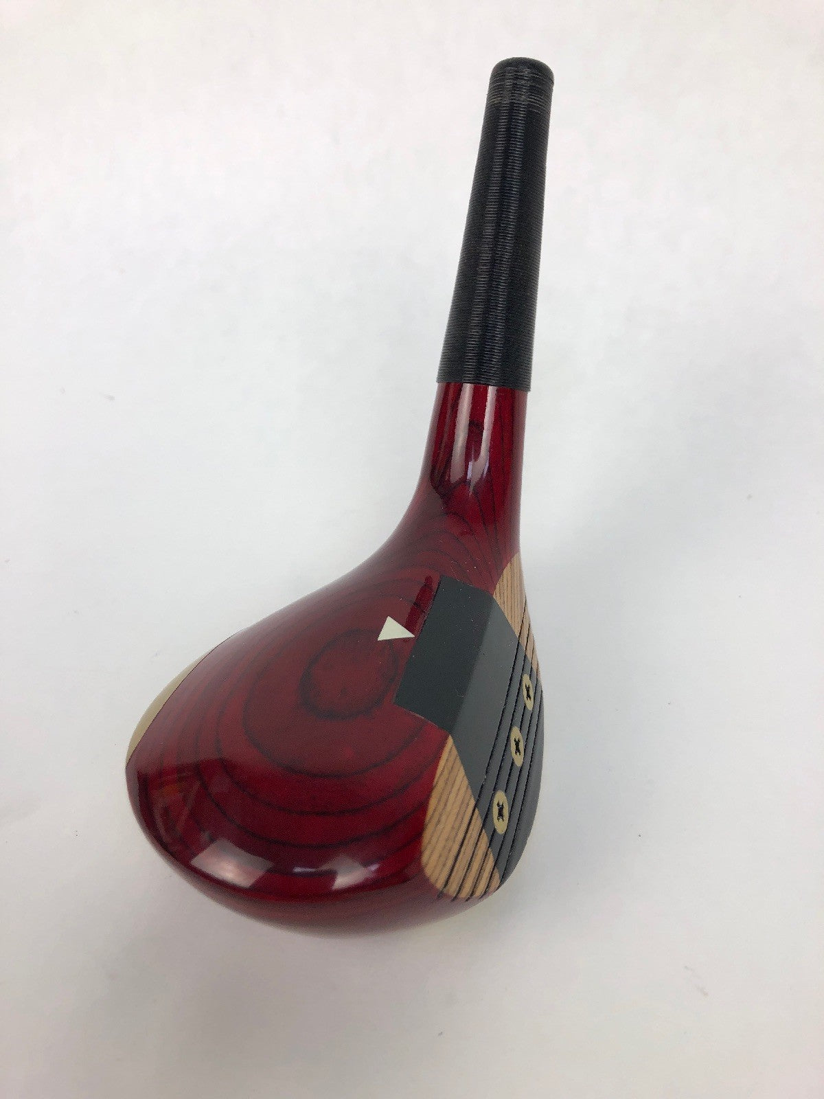 Excel Power Persimmon 5 Wood Display- RH - Vintage - Man Cave Shelf Paper Weight
