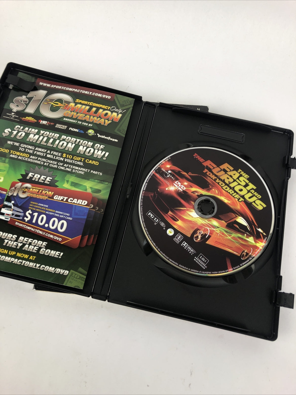 The Fast and the Furious: Tokyo Drift (Widescreen Edition) - DVD Video MINT DISC