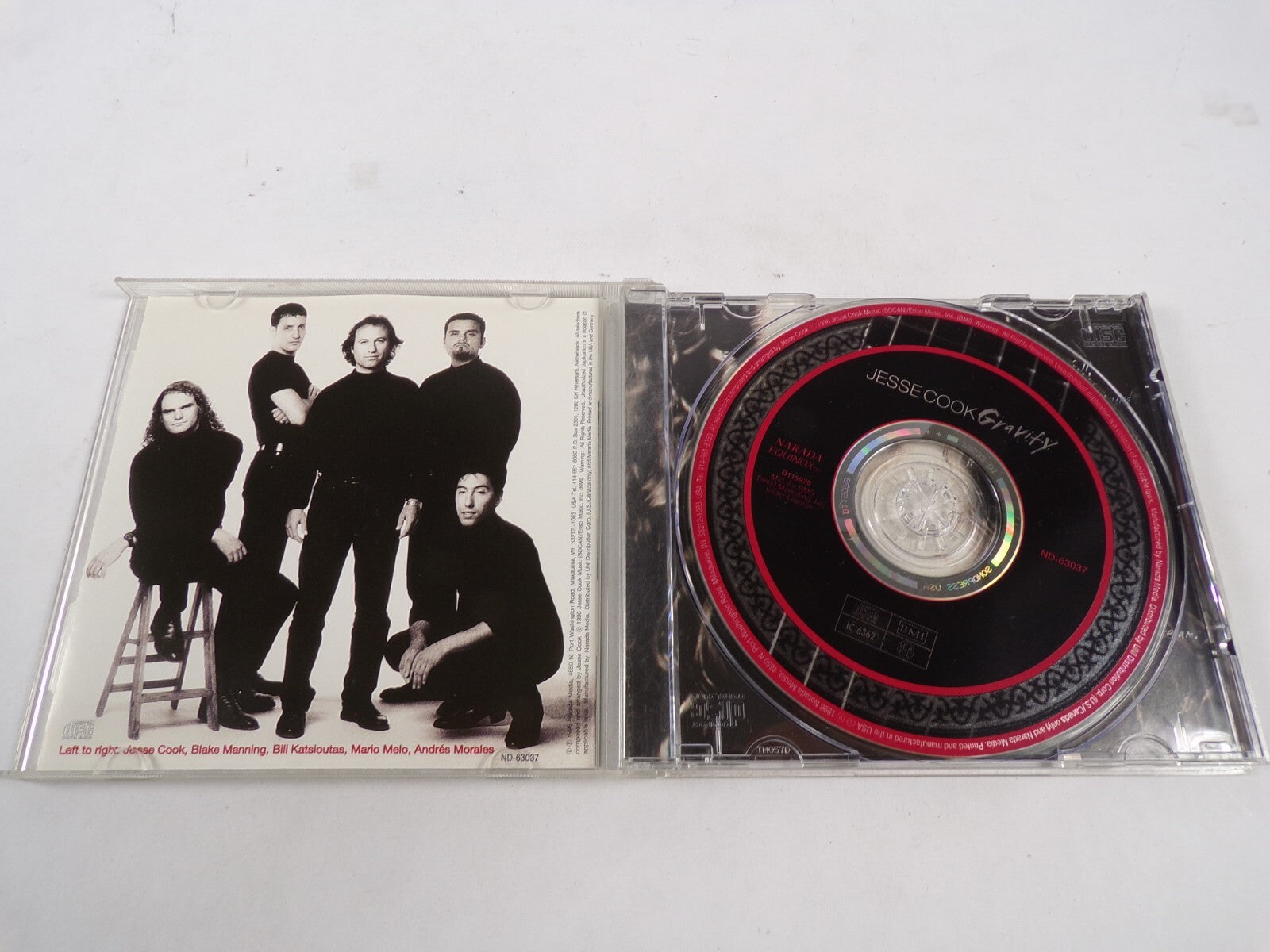 Jesse Cook Gravity Is Rumba Flamenco World Beat Jazz Pop Azul Gravity CD #43