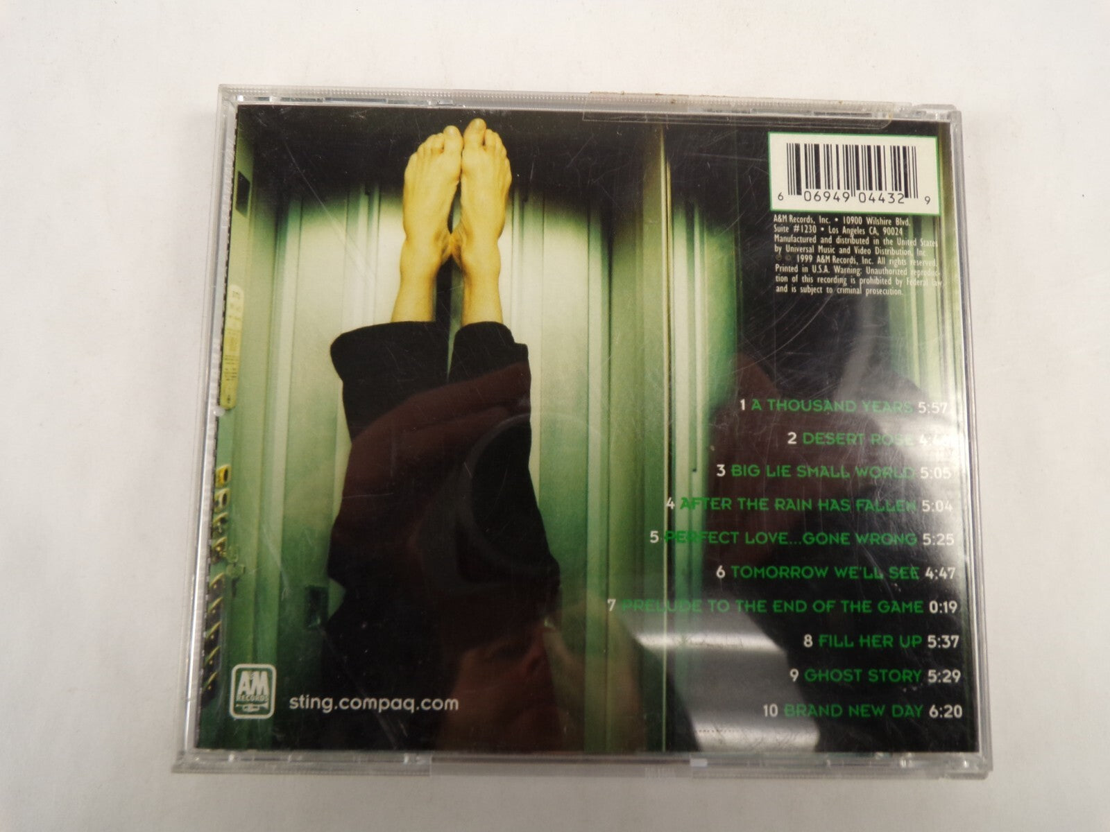 Sting Brand New Day a Thousand Years Desert Rose Big Lie Small Wored CD#54