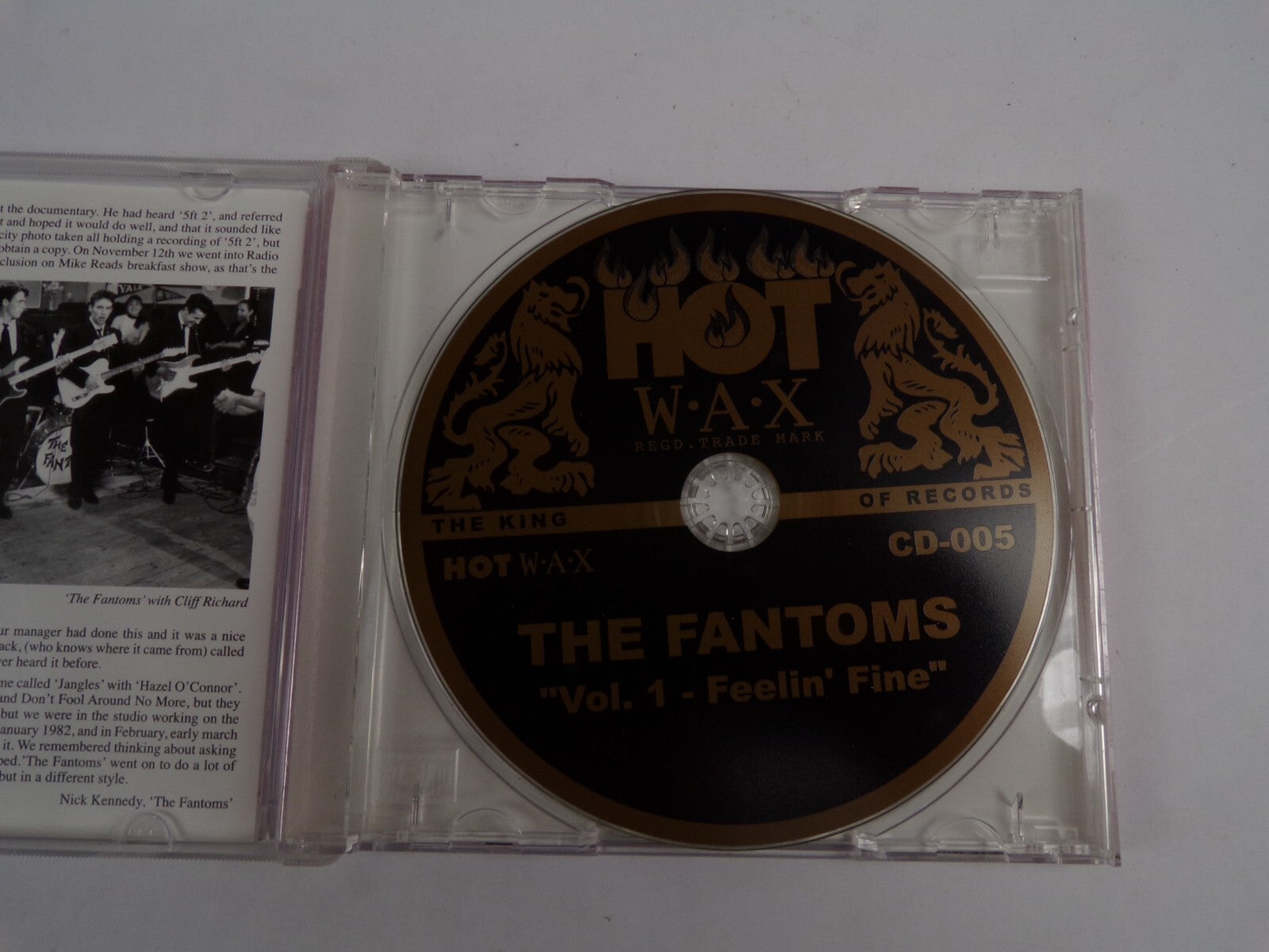 The Fantoms Feelin' Fine Vol 1 Five Foot Two Fabulous Cure Frantic CD#41