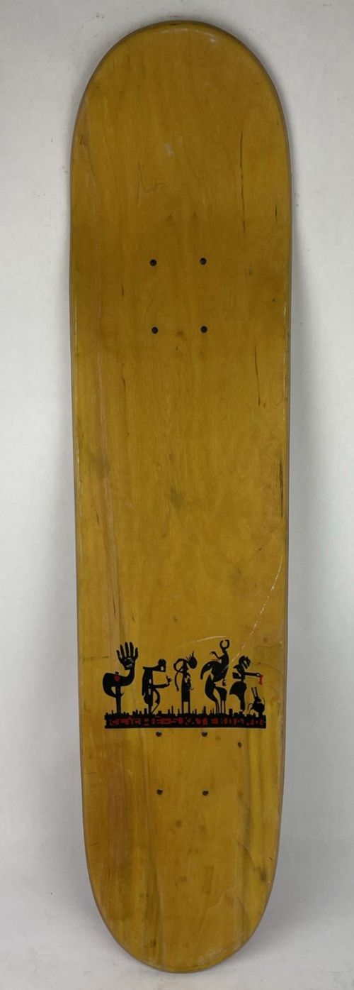 Vintage Cliche Skateboards " Roland Gueissaz " Pro Model Skateboard Deck 7.3"