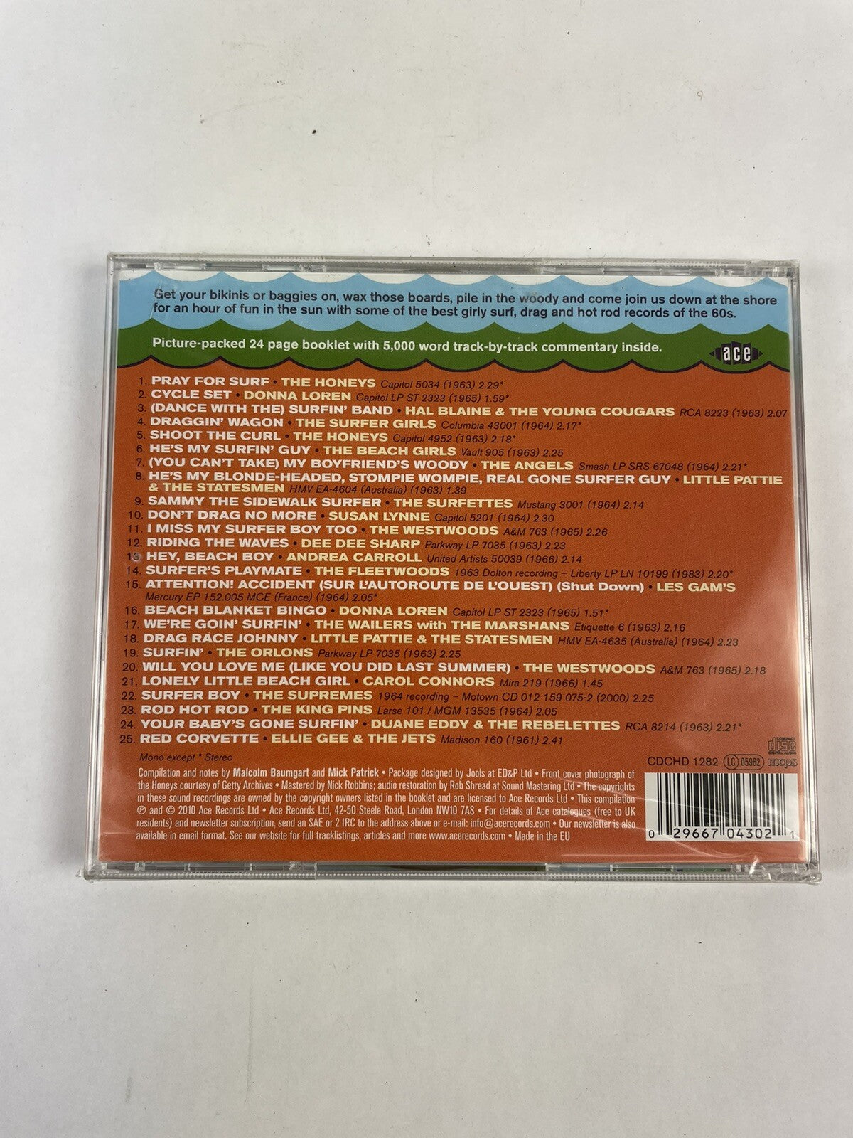 Hey Beach Girls / Various by Various Artists CD 2010 Female Surf 'N' Drag UK #3