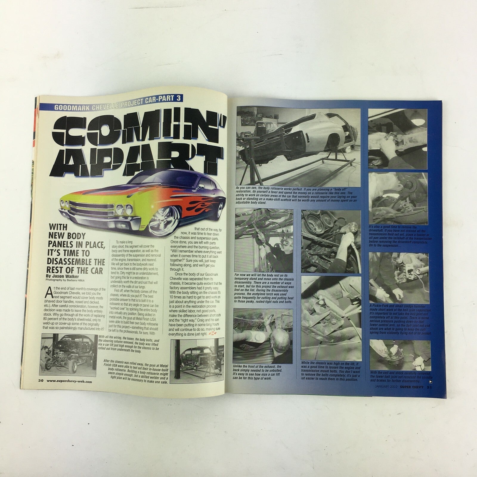 January 2002 Super Chevy Magazine The Camard is Dead! Our 30th Year