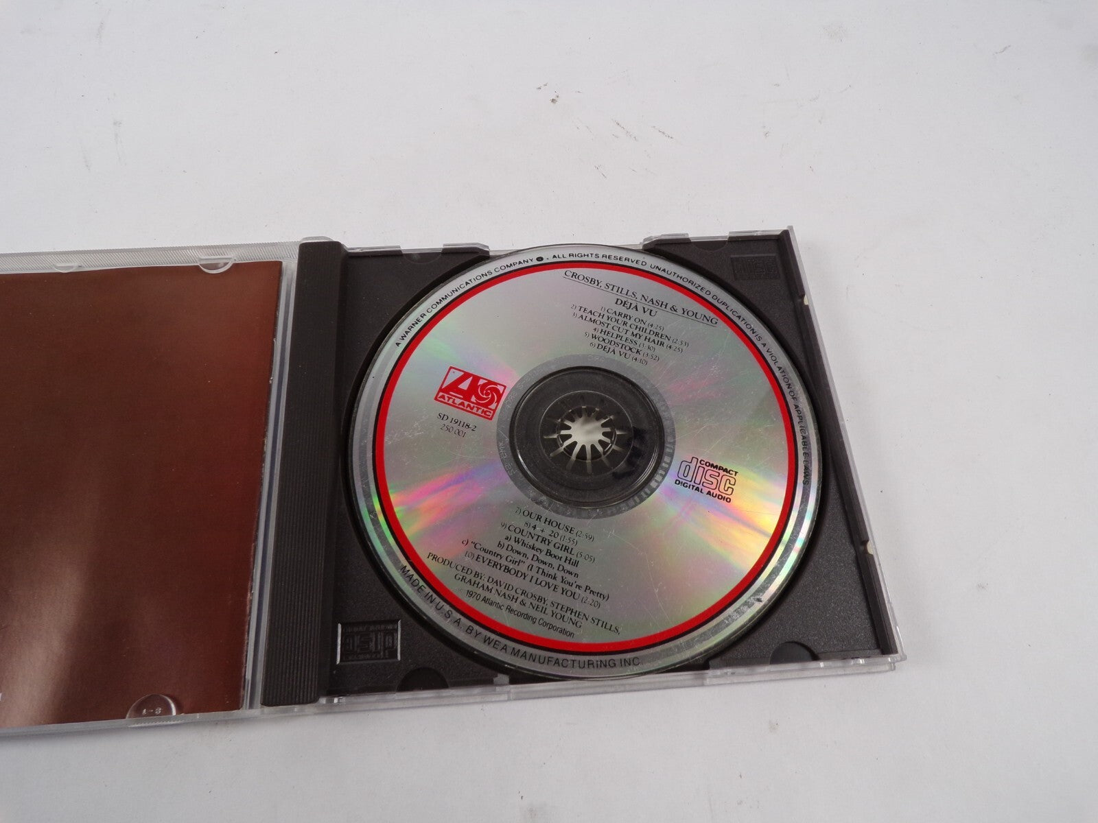 Crosby Stills Nash and Young Deja Carry On Teach Your Children Helpless CD#48