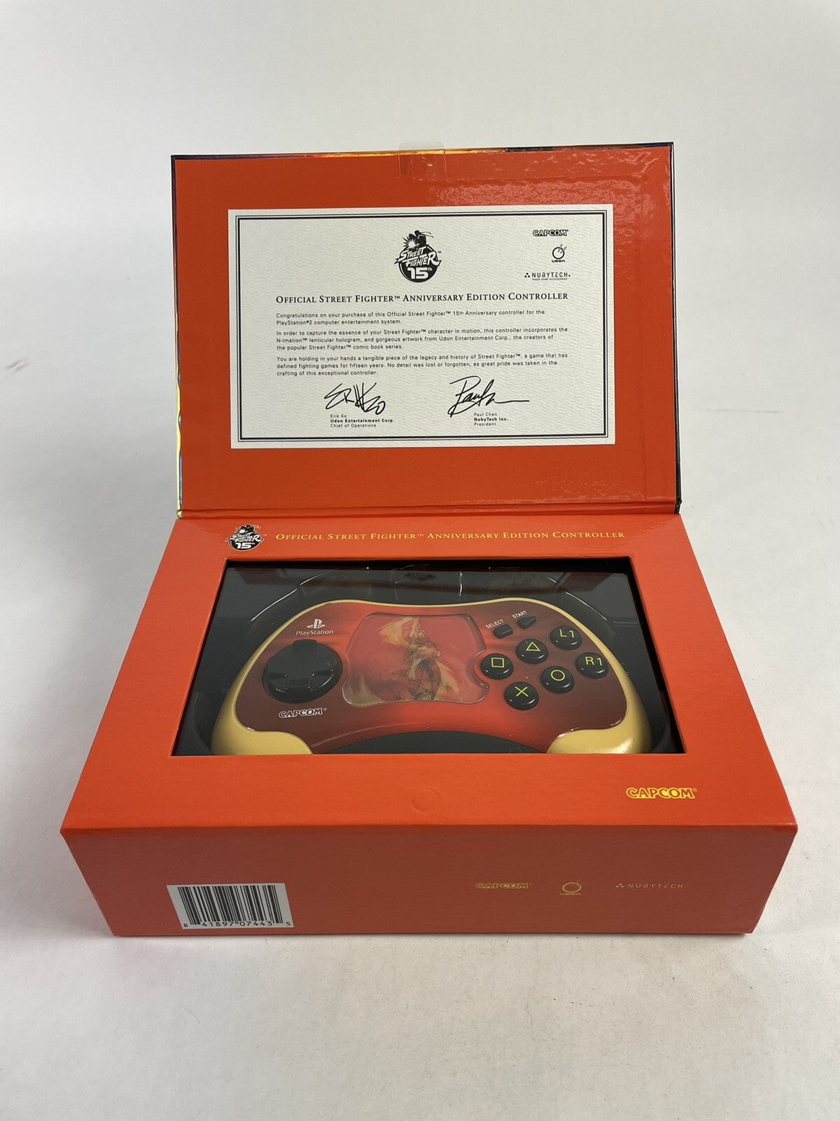 Street Fighter KEN Controller Sony Playstation 2 ps2 NEW In Box