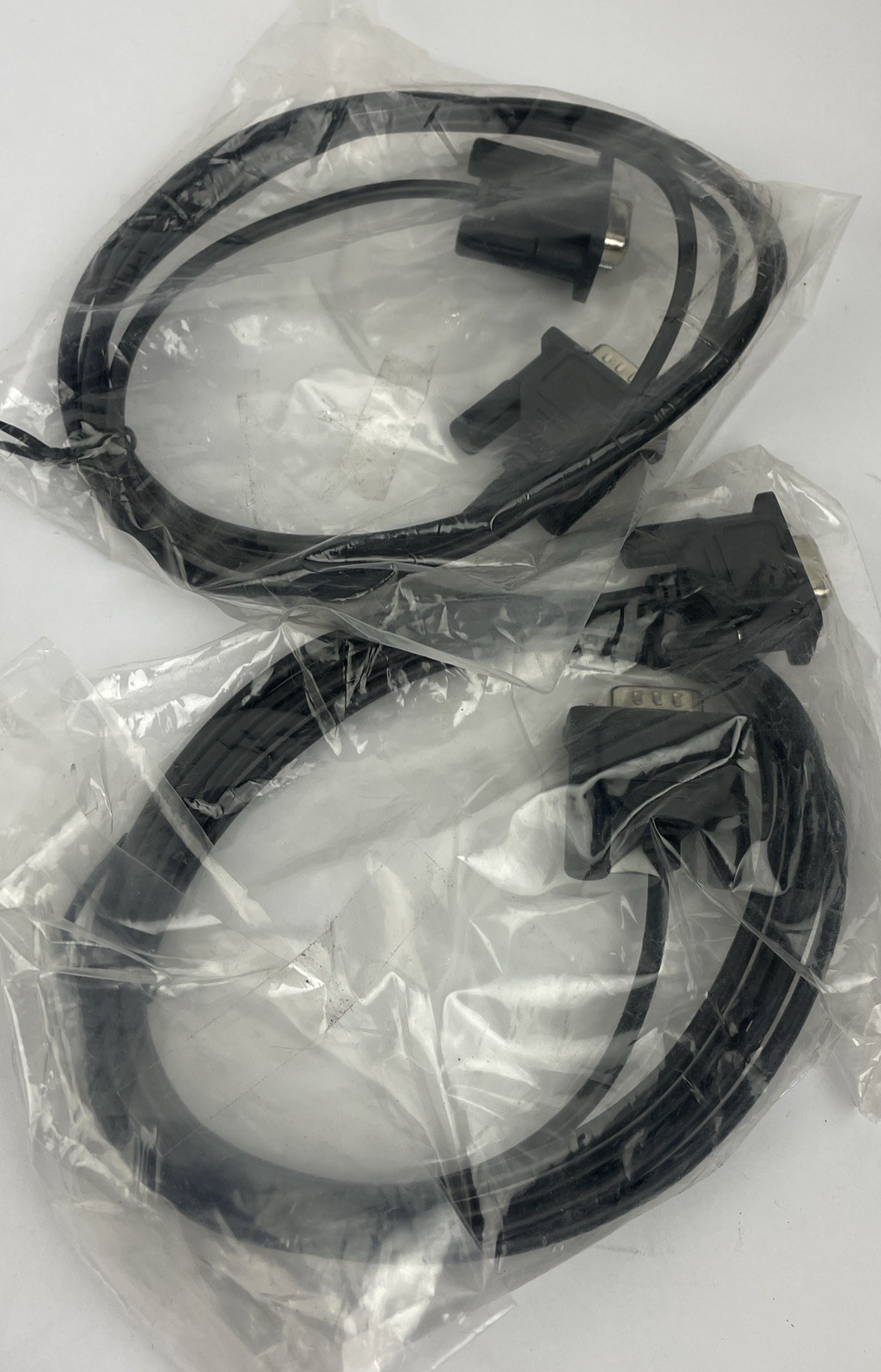 2 x DB9 Male to Female Extension Cable Double Shield D-SUB 9 Pin 6 Feet Long 6'