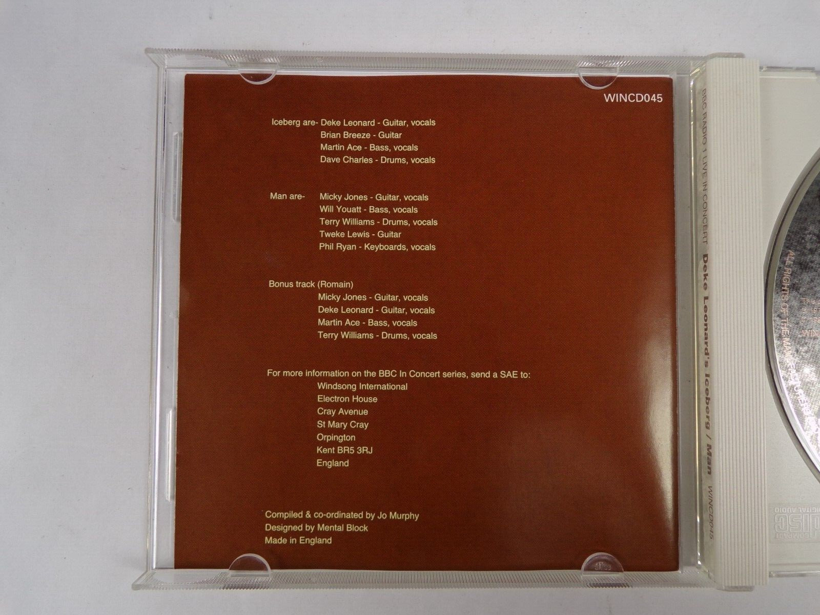 Deke Leonards Iceburg CD #11
