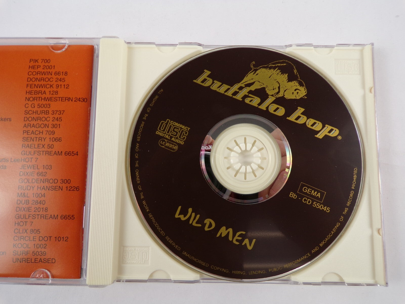 Wild Man Moonlight Stroll I Was Too Blind Boogie Beat The Surfin Freeze CD #18